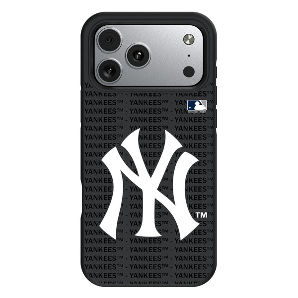 New York Yankees Text Backdrop iPhone Bump Phone Case for Apple iPhone