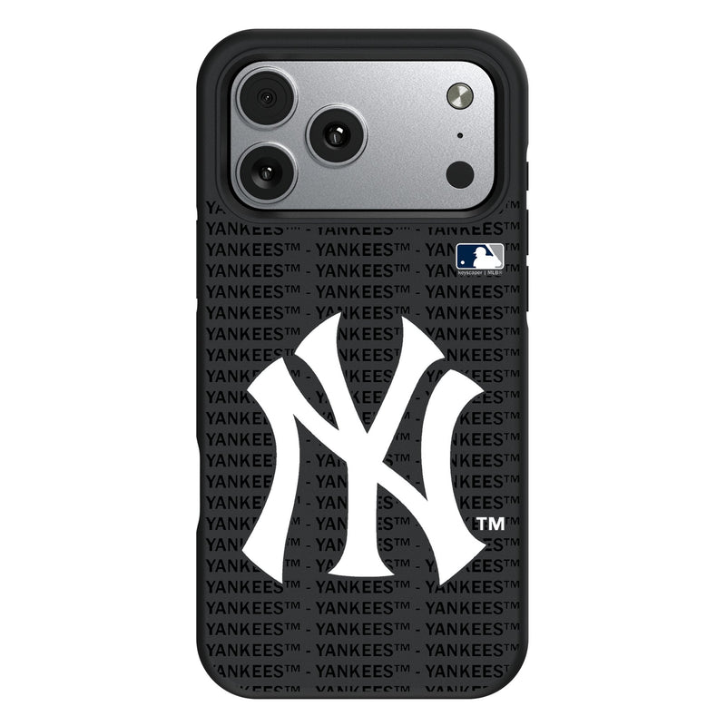New York Yankees Text Backdrop iPhone Bump Phone Case for Apple iPhone