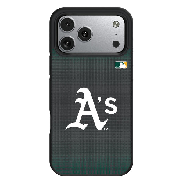 Oakland Athletics Linen iPhone Bump Phone Case for Apple iPhone