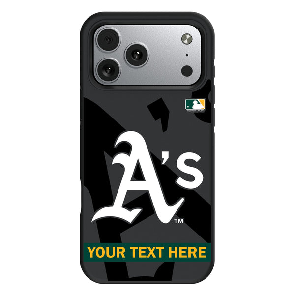 Oakland Athletics Personalized Tilt iPhone Bump Phone Case for Apple iPhone