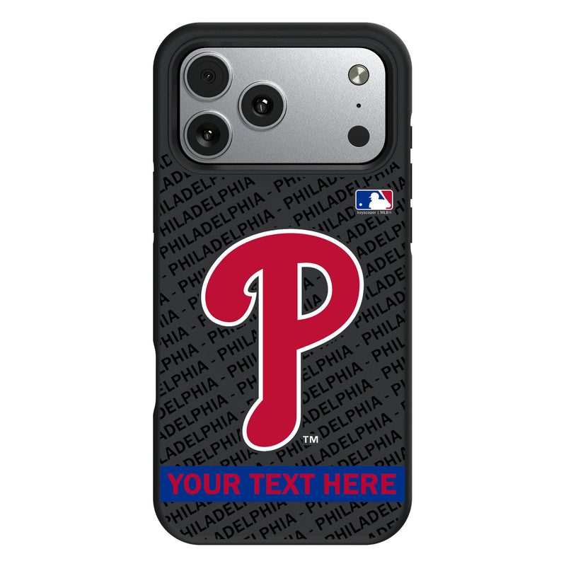 Philadelphia Phillies Personalized Tilt iPhone Bump Phone Case for Apple iPhone