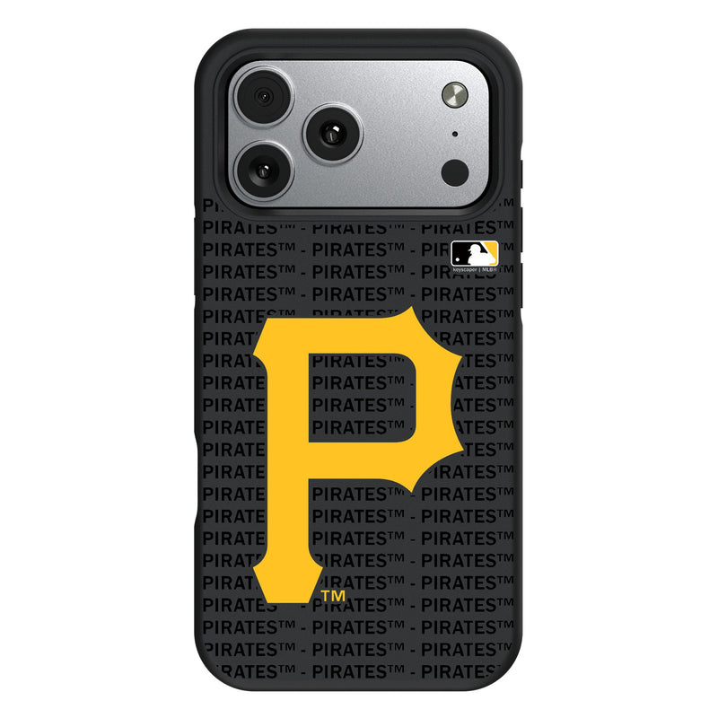 Pittsburgh Pirates Text Backdrop iPhone Bump Phone Case for Apple iPhone
