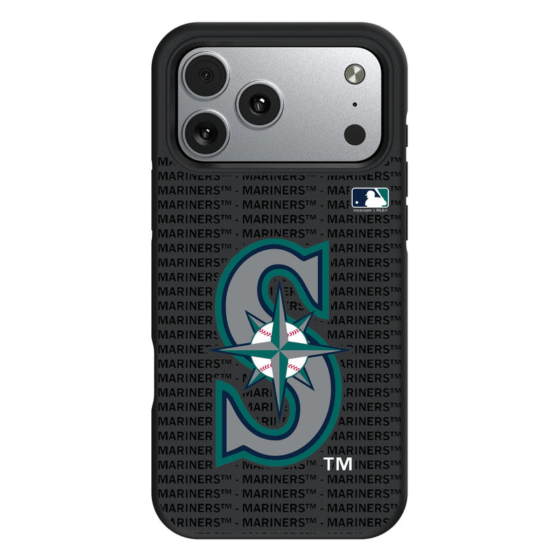 Seattle Mariners Text Backdrop iPhone Bump Phone Case for Apple iPhone