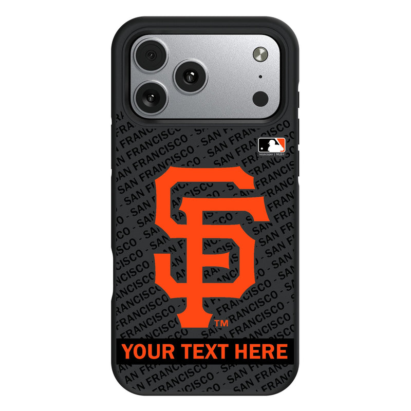 San Francisco Giants Personalized Tilt iPhone Bump Phone Case for Apple iPhone