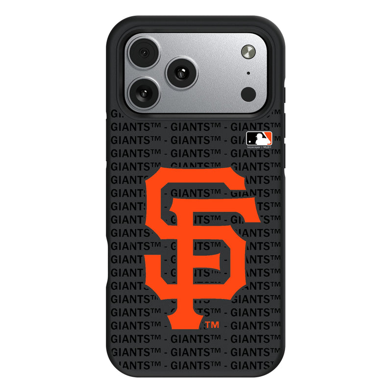 San Francisco Giants Text Backdrop iPhone Bump Phone Case for Apple iPhone