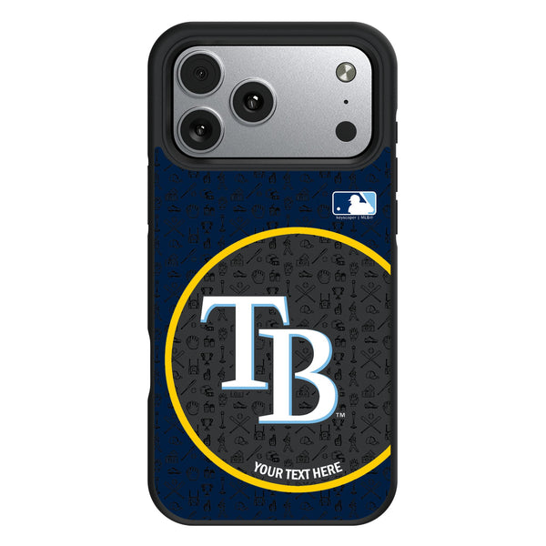 Tampa Bay Rays Personalized Circle iPhone Bump Phone Case for Apple iPhone