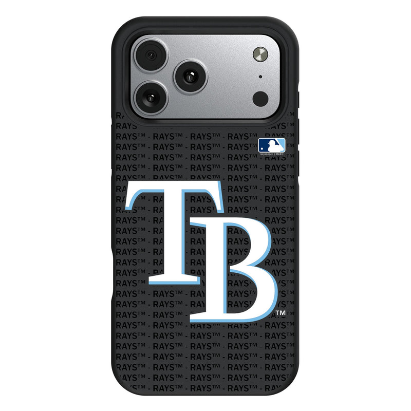 Tampa Bay Rays Text Backdrop iPhone Bump Phone Case for Apple iPhone