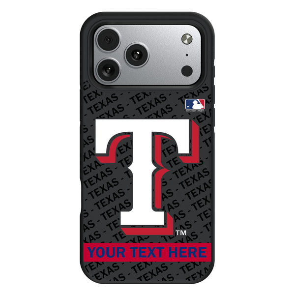 Texas Rangers Personalized Tilt iPhone Bump Phone Case for Apple iPhone
