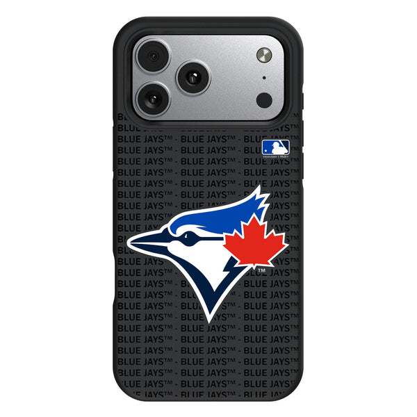 Toronto Blue Jays Text Backdrop iPhone Bump Phone Case for Apple iPhone