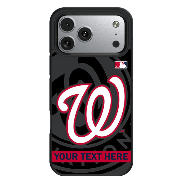 Washington Nationals Personalized Tilt iPhone Bump Phone Case for Apple iPhone