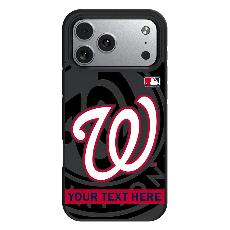 Washington Nationals Personalized Tilt iPhone Bump Phone Case for Apple iPhone