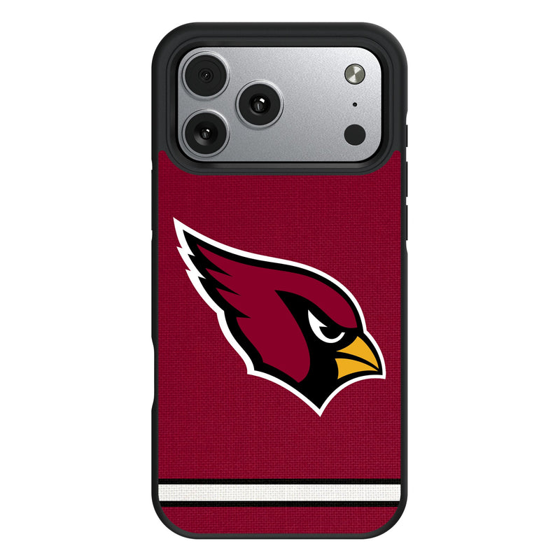 Arizona Cardinals Stripe iPhone Bump Phone Case for Apple iPhone