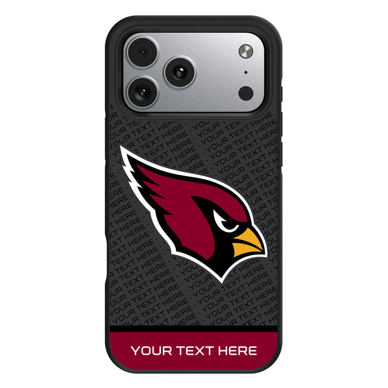 Arizona Cardinals Personalized EndZone Plus iPhone Bump Phone Case for Apple iPhone