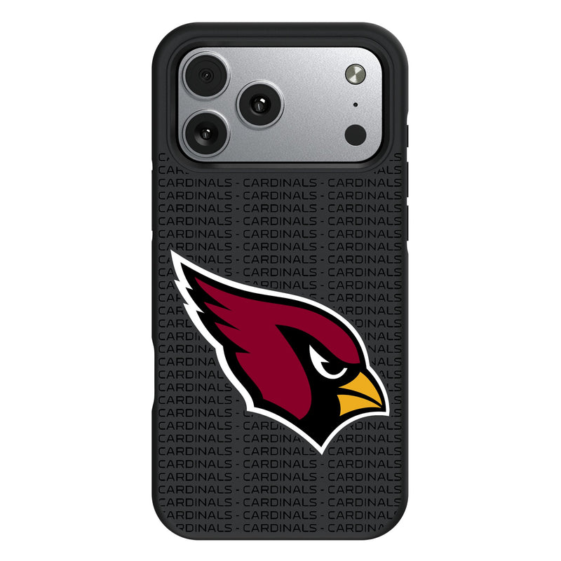 Arizona Cardinals Text Backdrop iPhone Bump Phone Case for Apple iPhone
