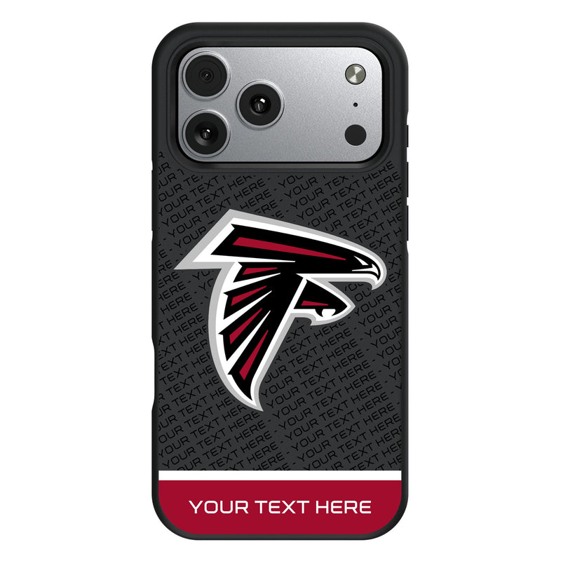 Atlanta Falcons Personalized EndZone Plus iPhone Bump Phone Case for Apple iPhone