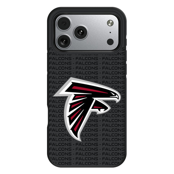 Atlanta Falcons Text Backdrop iPhone Bump Phone Case for Apple iPhone