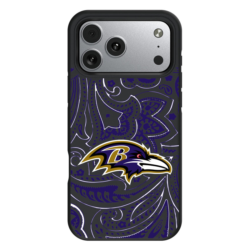 Baltimore Ravens Paisley iPhone Bump Phone Case for Apple iPhone