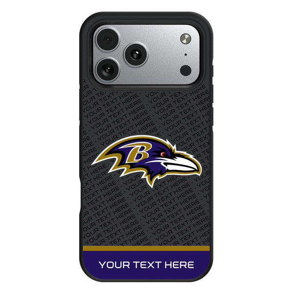 Baltimore Ravens Personalized EndZone Plus iPhone Bump Phone Case for Apple iPhone