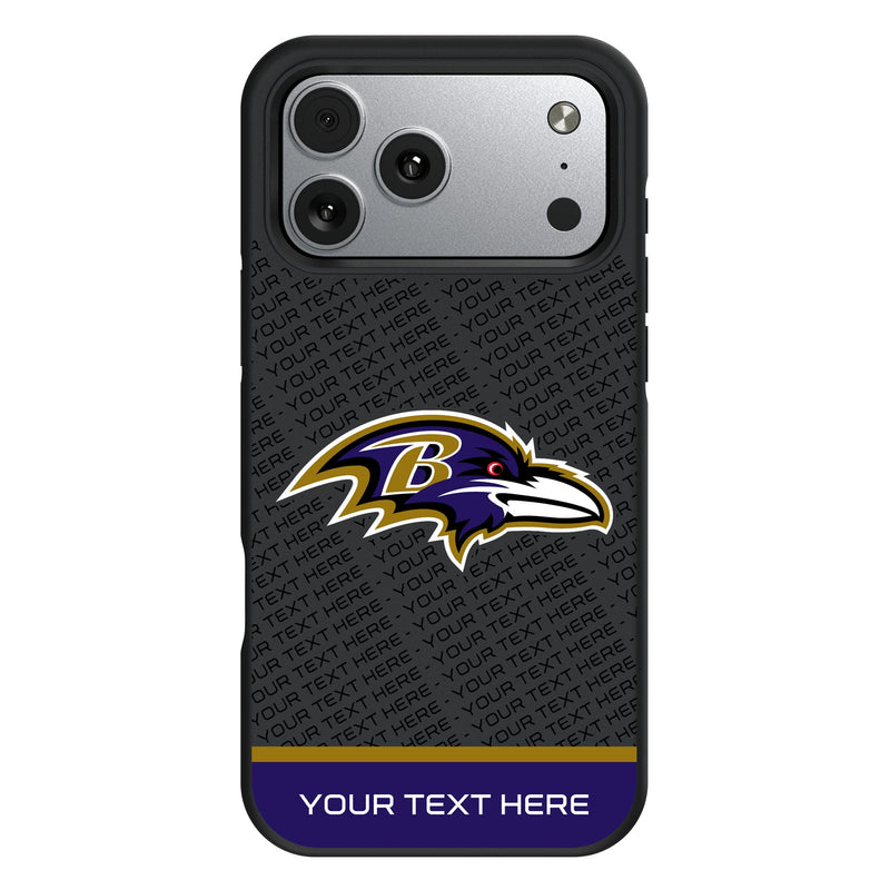 Baltimore Ravens Personalized EndZone Plus iPhone Bump Phone Case for Apple iPhone