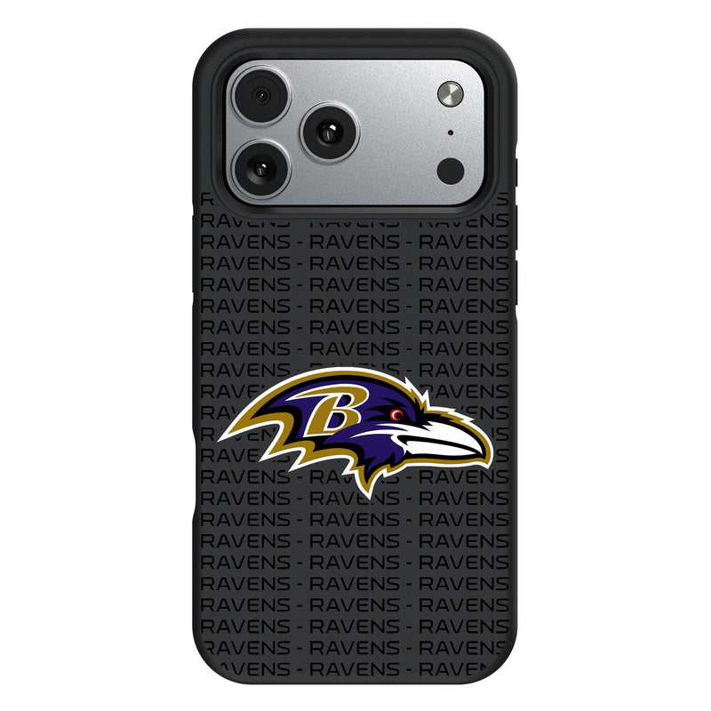 Baltimore Ravens Text Backdrop iPhone Bump Phone Case for Apple iPhone