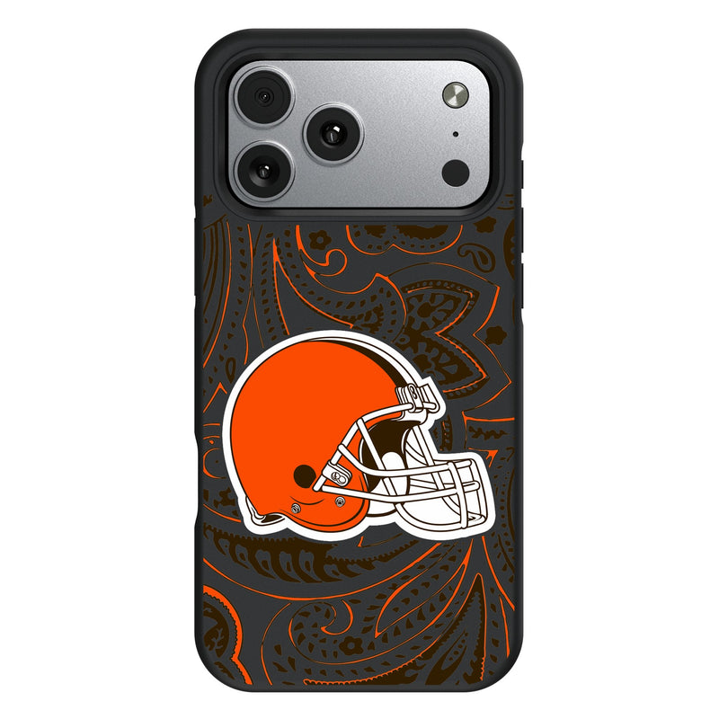 Cleveland Browns Paisley iPhone Bump Phone Case for Apple iPhone