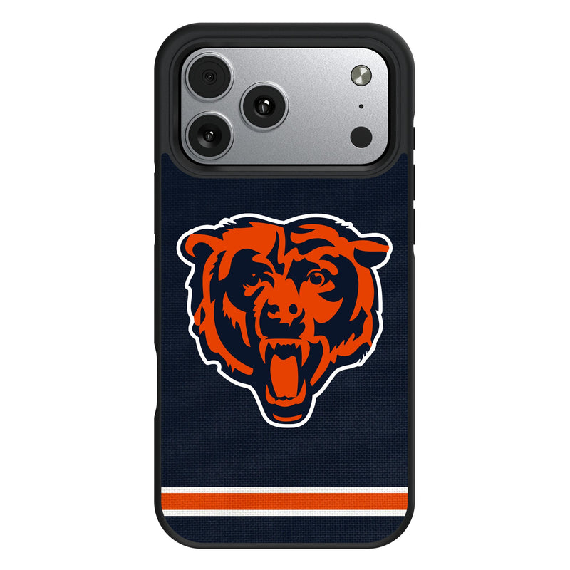 Chicago Bears Stripe iPhone Bump Phone Case for Apple iPhone
