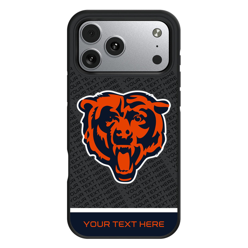 Chicago Bears Personalized EndZone Plus iPhone Bump Phone Case for Apple iPhone