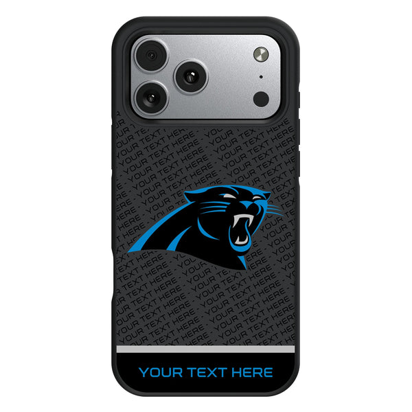 Carolina Panthers Personalized EndZone Plus iPhone Bump Phone Case for Apple iPhone
