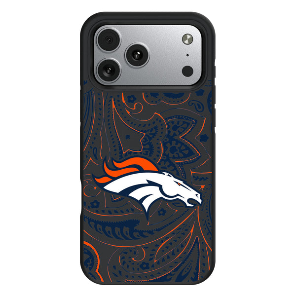 Denver Broncos Paisley iPhone Bump Phone Case for Apple iPhone