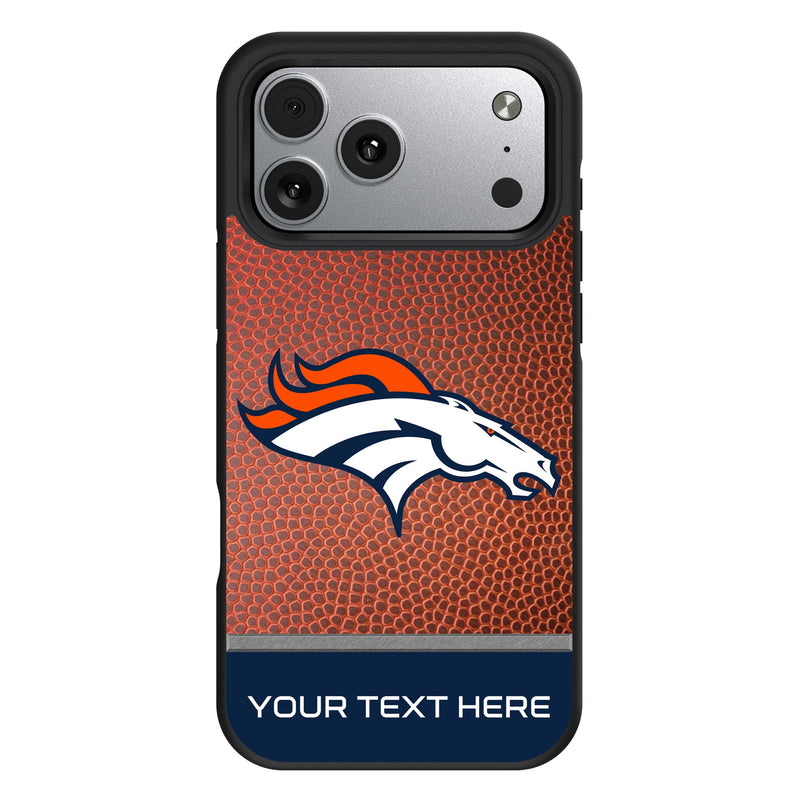 Denver Broncos Personalized Football iPhone Bump Phone Case for Apple iPhone