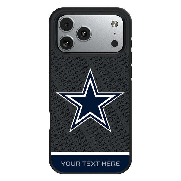 Dallas Cowboys Personalized EndZone Plus iPhone Bump Phone Case for Apple iPhone