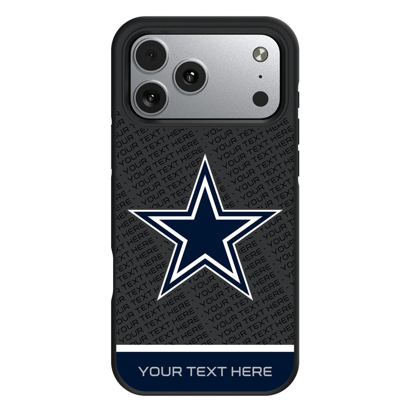 Dallas Cowboys Personalized EndZone Plus iPhone Bump Phone Case for Apple iPhone