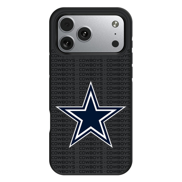 Dallas Cowboys Text Backdrop iPhone Bump Phone Case for Apple iPhone