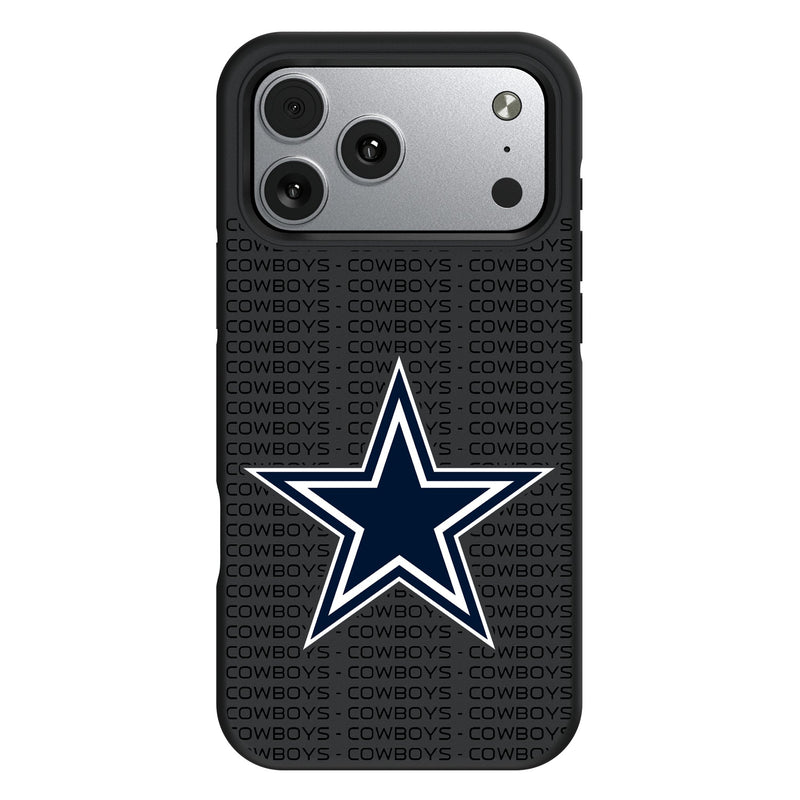 Dallas Cowboys Text Backdrop iPhone Bump Phone Case for Apple iPhone