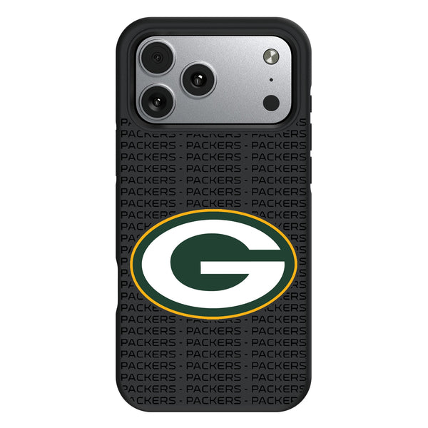 Green Bay Packers Text Backdrop iPhone Bump Phone Case for Apple iPhone