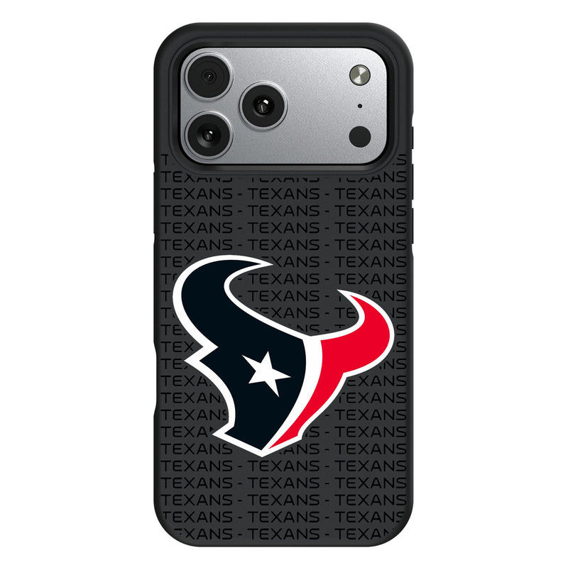 Houston Texans Text Backdrop iPhone Bump Phone Case for Apple iPhone