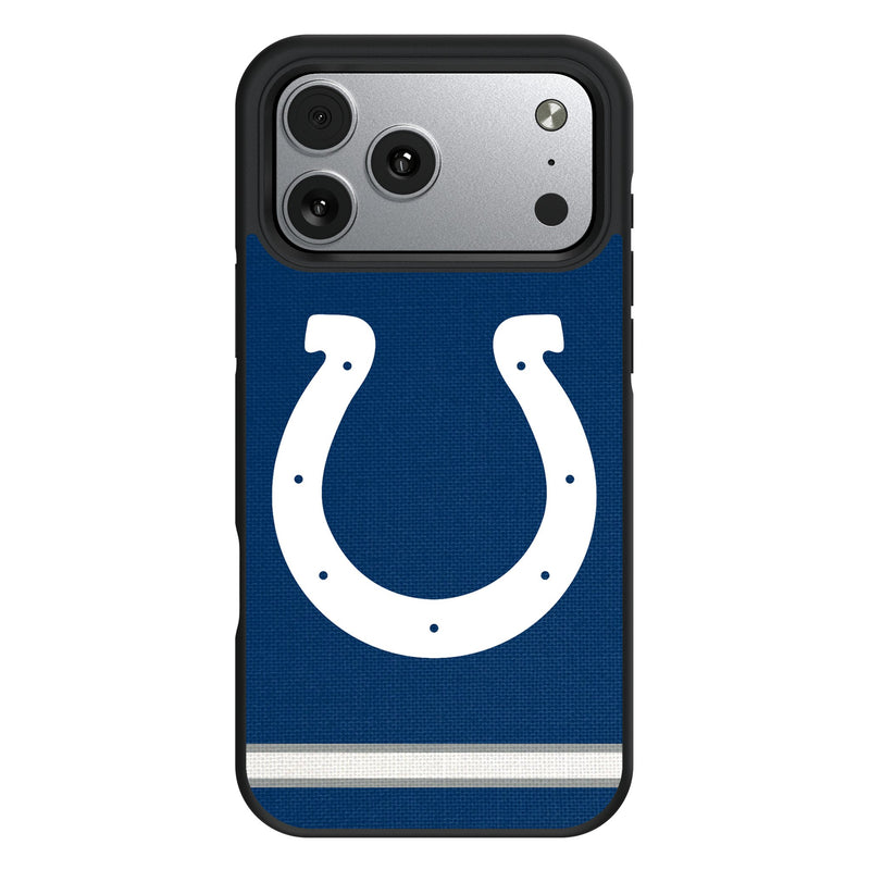 Indianapolis Colts Stripe iPhone Bump Phone Case for Apple iPhone