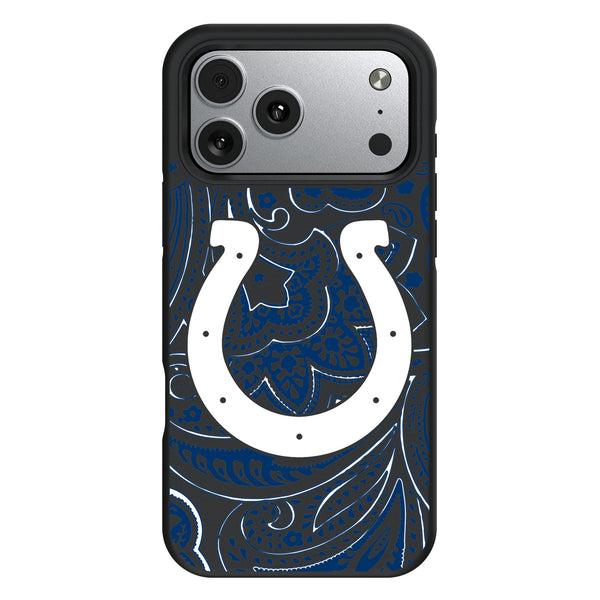 Indianapolis Colts Paisley iPhone Bump Phone Case for Apple iPhone