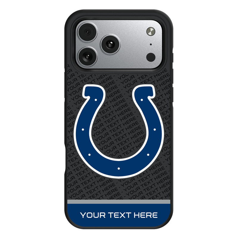 Indianapolis Colts Personalized EndZone Plus iPhone Bump Phone Case for Apple iPhone