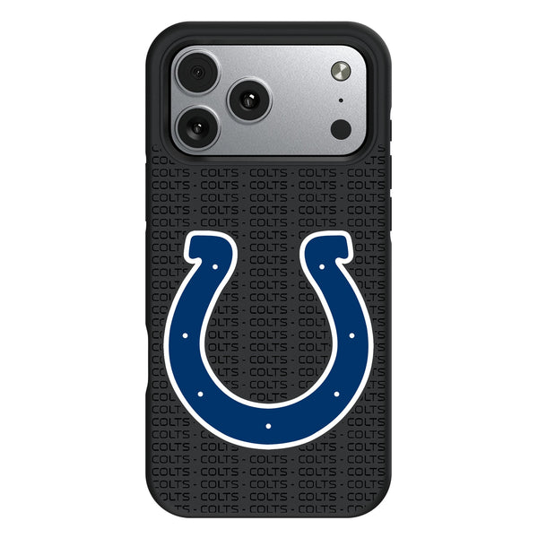 Indianapolis Colts Text Backdrop iPhone Bump Phone Case for Apple iPhone