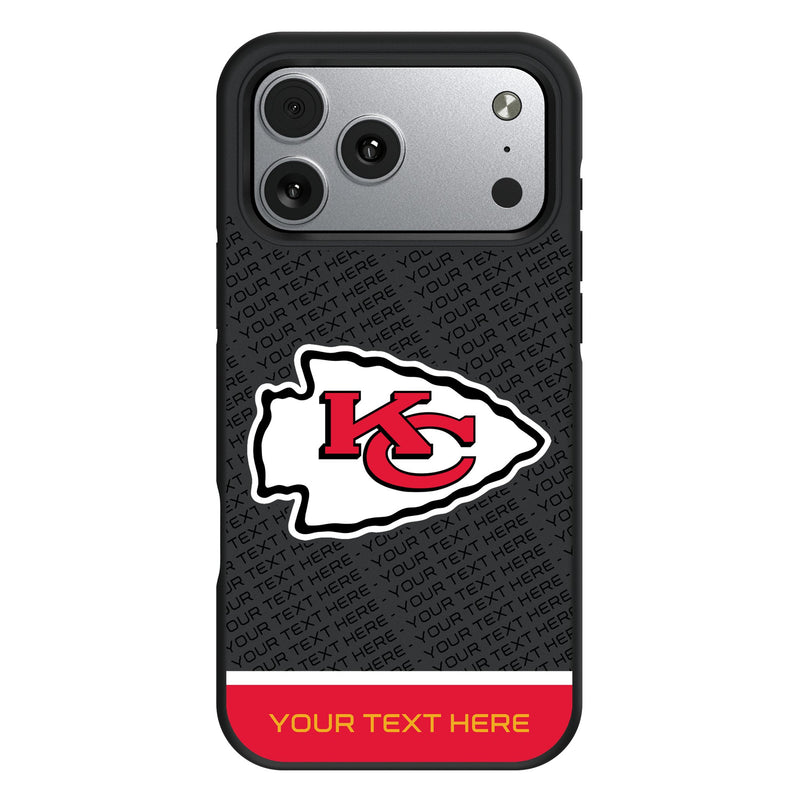 Kansas City Chiefs Personalized EndZone Plus iPhone Bump Phone Case for Apple iPhone