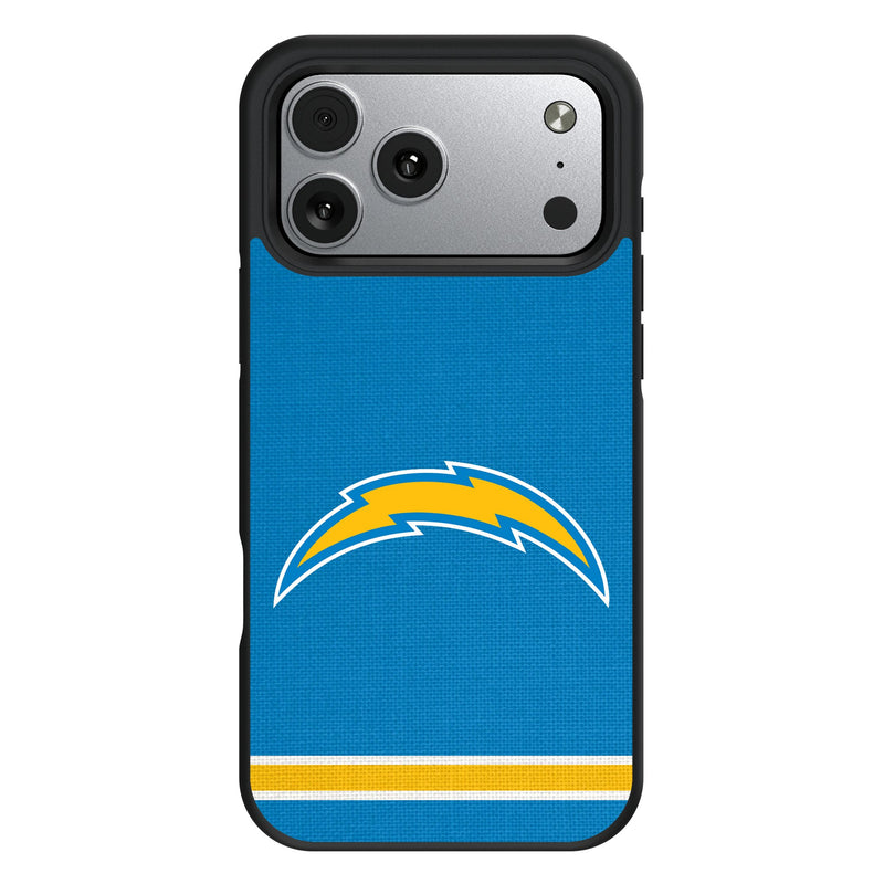 Los Angeles Chargers Stripe iPhone Bump Phone Case for Apple iPhone