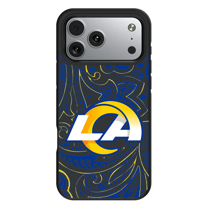 Los Angeles Rams Paisley iPhone Bump Phone Case for Apple iPhone