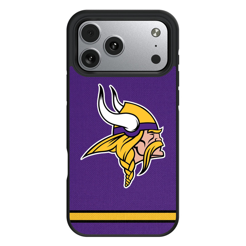 Minnesota Vikings Stripe iPhone Bump Phone Case for Apple iPhone