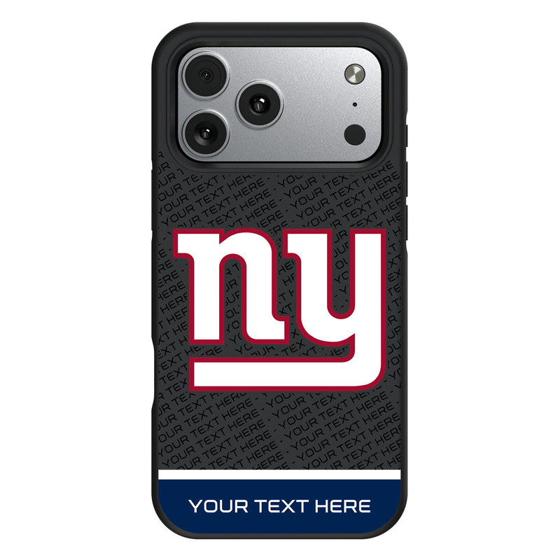 New York Giants Personalized EndZone Plus iPhone Bump Phone Case for Apple iPhone