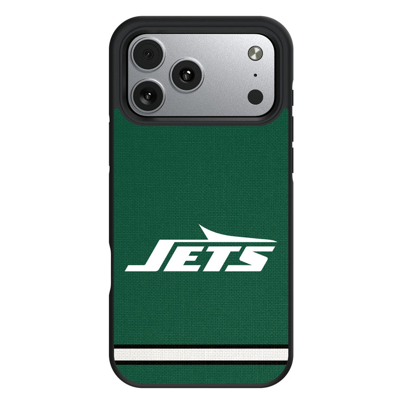 New York Jets Stripe iPhone Bump Phone Case for Apple iPhone