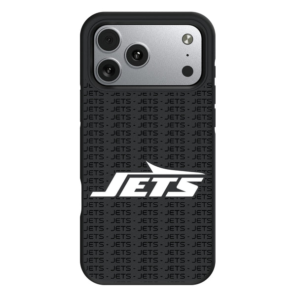 New York Jets Text Backdrop iPhone Bump Phone Case for Apple iPhone