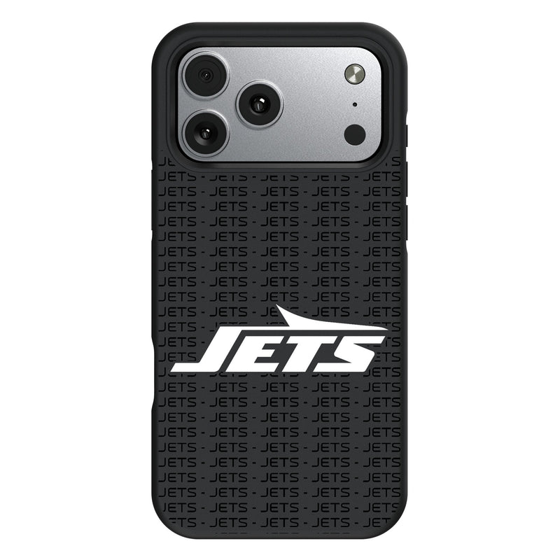New York Jets Text Backdrop iPhone Bump Phone Case for Apple iPhone