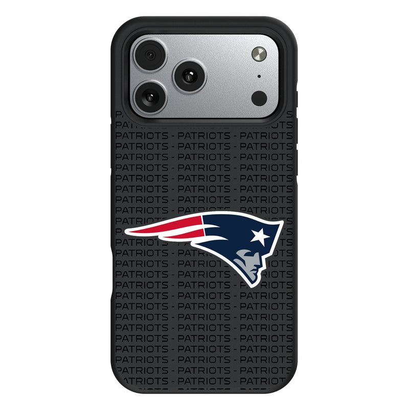 New England Patriots Text Backdrop iPhone Bump Phone Case for Apple iPhone