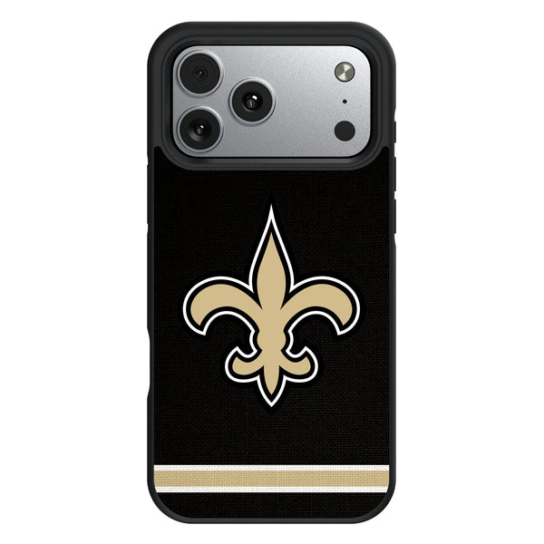 New Orleans Saints Stripe iPhone Bump Phone Case for Apple iPhone